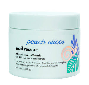 Peach Slices Snail Rescue Intensive Wash-Off Mask