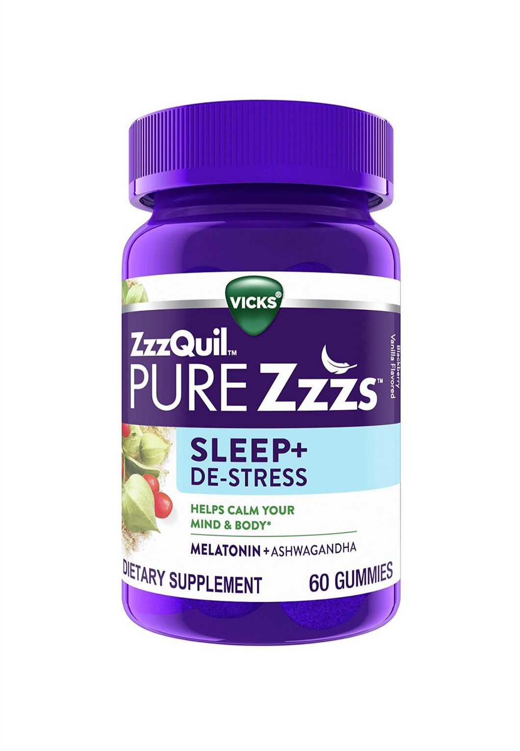 Vicks ZzzQuil PURE Zzzs Sleep + De-Stress