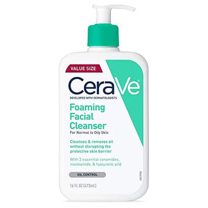 CeraVe Foaming Facial Cleanser 16 Fl oz (473ml)