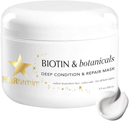 HAIRtamin BIOTIN & BOTANICALS DEEP CONDITION & REPAIR HAIR MASK
