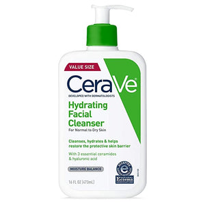 CeraVe Hydrating Facial Cleanser 16 Fl oz (473ml)