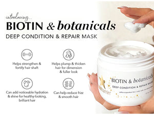HAIRtamin BIOTIN & BOTANICALS DEEP CONDITION & REPAIR HAIR MASK