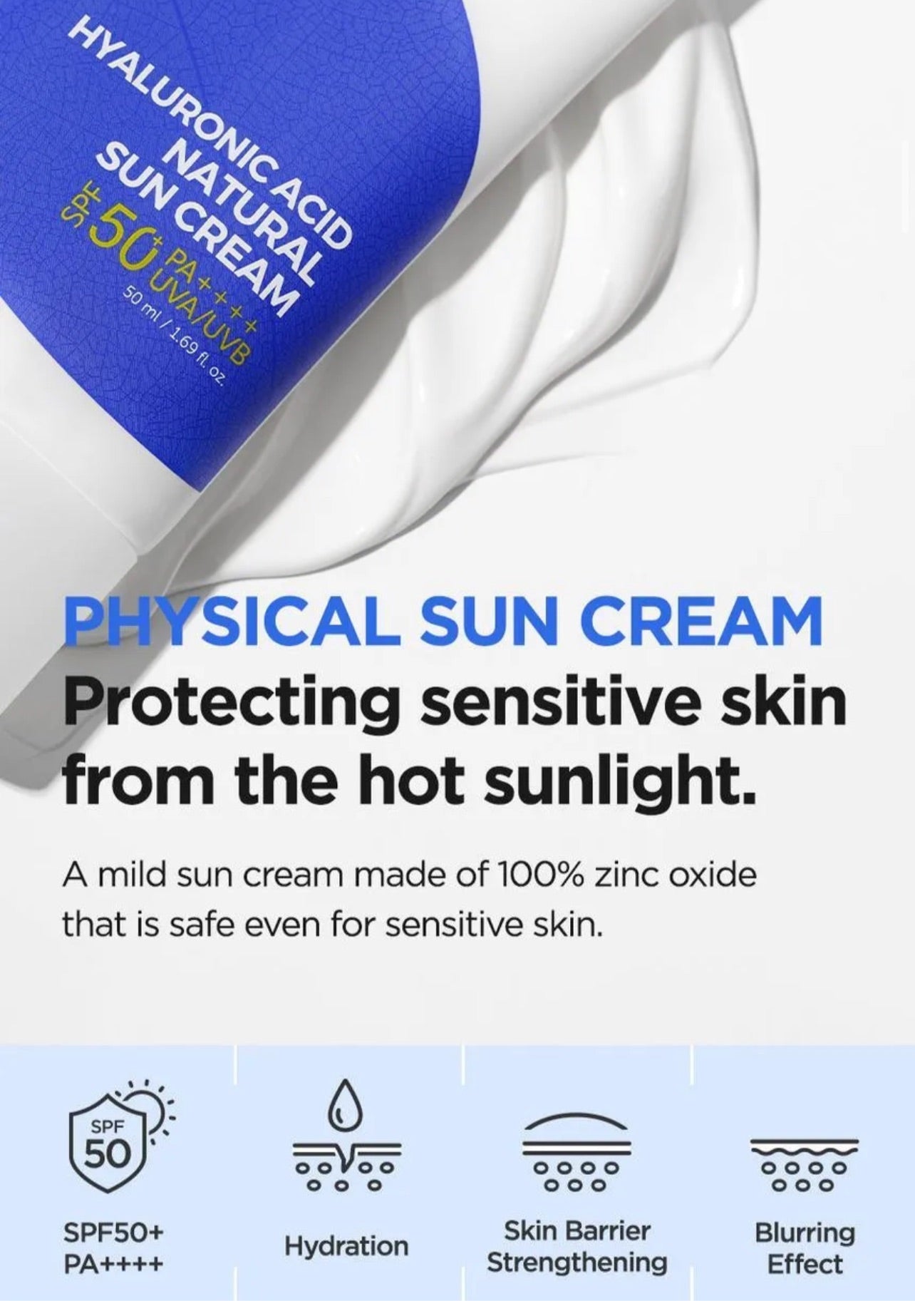 ISNTREE Hyaluronic Acid Natural Sun Cream – JDee Spree
